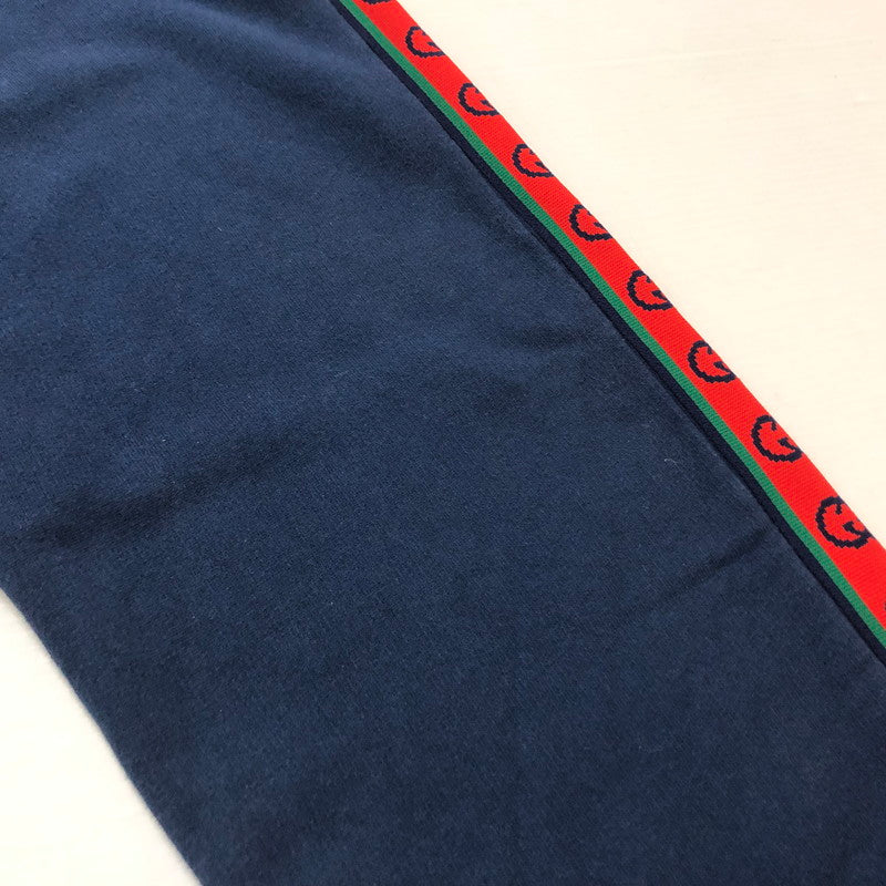 【中古品】【メンズ】 GUCCI グッチ 591494XJB4P INTERKOCKING TRACK PANTS インターロッキング トラックパンツ ボトムス 152-260909-sa-15-teih サイズ：12 カラー：ネイビー 万代Net店