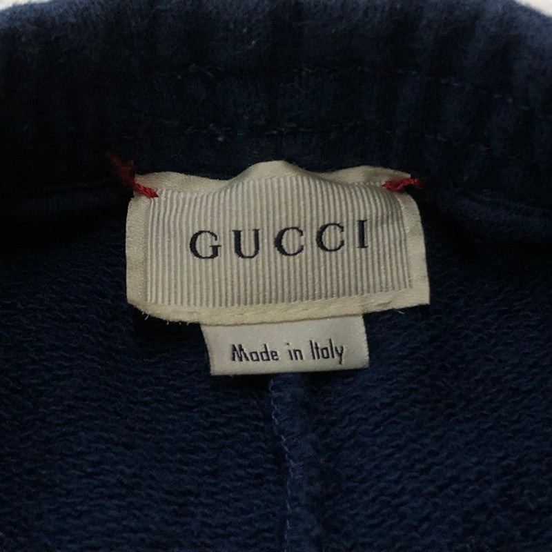【中古品】【メンズ】 GUCCI グッチ 591494XJB4P INTERKOCKING TRACK PANTS インターロッキング トラックパンツ ボトムス 152-260909-sa-15-teih サイズ：12 カラー：ネイビー 万代Net店