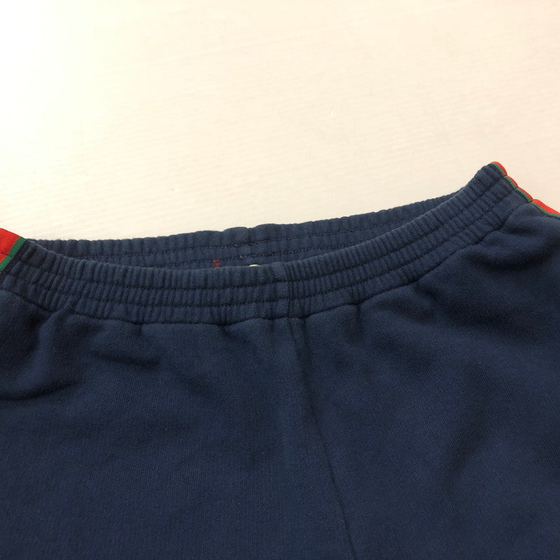 【中古品】【メンズ】 GUCCI グッチ 591494XJB4P INTERKOCKING TRACK PANTS インターロッキング トラックパンツ ボトムス 152-260909-sa-15-teih サイズ：12 カラー：ネイビー 万代Net店