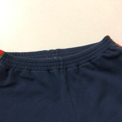 【中古品】【メンズ】 GUCCI グッチ 591494XJB4P INTERKOCKING TRACK PANTS インターロッキング トラックパンツ ボトムス 152-260909-sa-15-teih サイズ：12 カラー：ネイビー 万代Net店