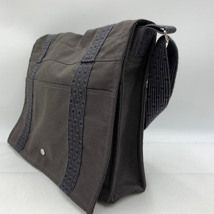 【中古品】【メンズ】 HERMES エルメス 101057M バサスMM ショルダーバッグ カバン メッセンジャーバッグ 180-260914-ko-06-teih カラー：グレー系/ブラウン系 万代Net店