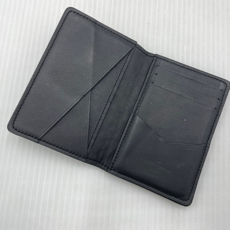 【中古品】【メンズ】 LOUIS VUITTON ルイ・ヴィトン モノグラム・シャドウ オーガナイザー･ドゥ ポッシュ M62899 カードケース 179-260910-yo-06-teih カラー：ブラック 万代Net店
