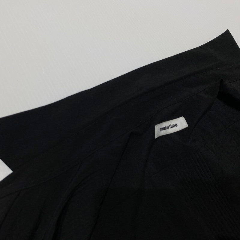 【中古品】【メンズ】 monkey time モンキータイム DRY TRO CUBA S/S SHIRT 8316-199-0407 ドライトロキューバ ショートスリーブシャツ 半袖トップス 147-260917-ss-03-teih サイズ：M カラー：ブラック 万代Net店
