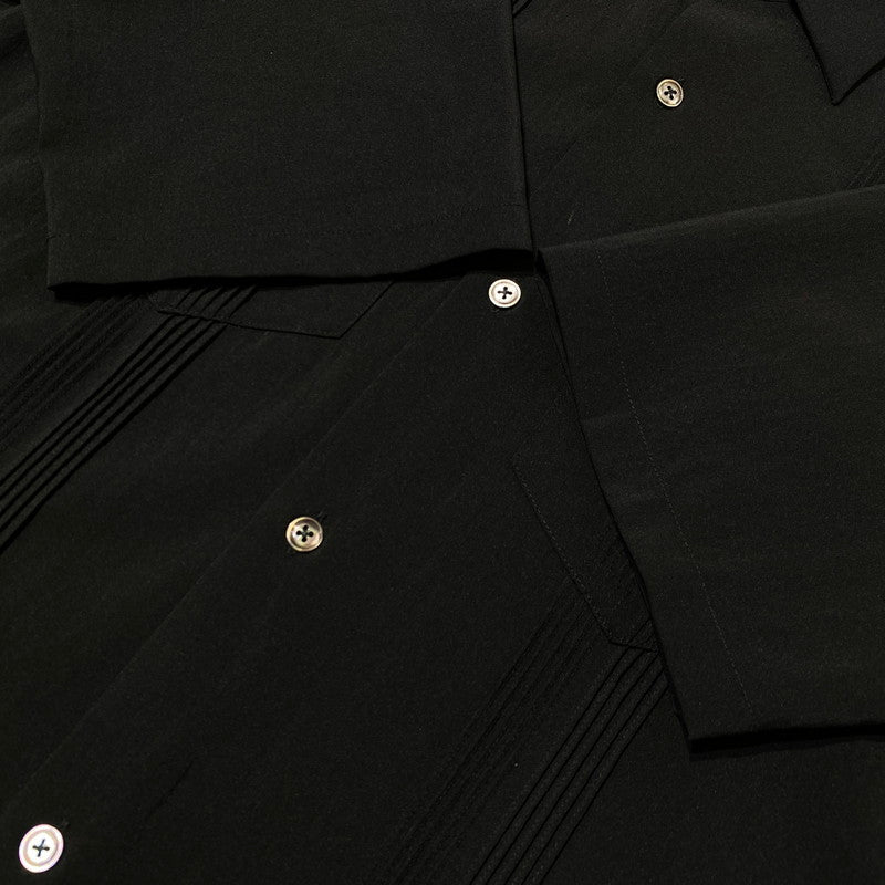 【中古品】【メンズ】 monkey time モンキータイム DRY TRO CUBA S/S SHIRT 8316-199-0407 ドライトロキューバ ショートスリーブシャツ 半袖トップス 147-260917-ss-03-teih サイズ：M カラー：ブラック 万代Net店