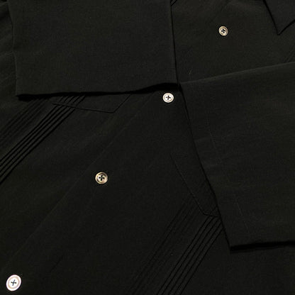【中古品】【メンズ】 monkey time モンキータイム DRY TRO CUBA S/S SHIRT 8316-199-0407 ドライトロキューバ ショートスリーブシャツ 半袖トップス 147-260917-ss-03-teih サイズ：M カラー：ブラック 万代Net店