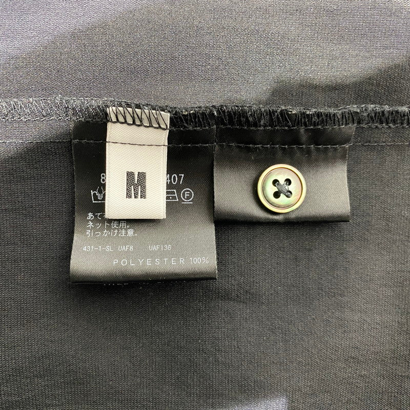 【中古品】【メンズ】 monkey time モンキータイム DRY TRO CUBA S/S SHIRT 8316-199-0407 ドライトロキューバ ショートスリーブシャツ 半袖トップス 147-260917-ss-03-teih サイズ：M カラー：ブラック 万代Net店