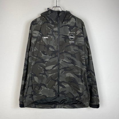 【中古品】【メンズ】 F.C.Real Bristol エフシーレアルブリストル 22SS BIG LOGO PRACTICE JACKET FCRB-220039 ビッグ ロゴ プラクティス ジャケット アウター 142-260917-ss-11-teih サイズ：L カラー：ブラック系 万代Net店