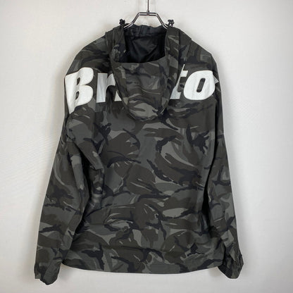 【中古品】【メンズ】 F.C.Real Bristol エフシーレアルブリストル 22SS BIG LOGO PRACTICE JACKET FCRB-220039 ビッグ ロゴ プラクティス ジャケット アウター 142-260917-ss-11-teih サイズ：L カラー：ブラック系 万代Net店
