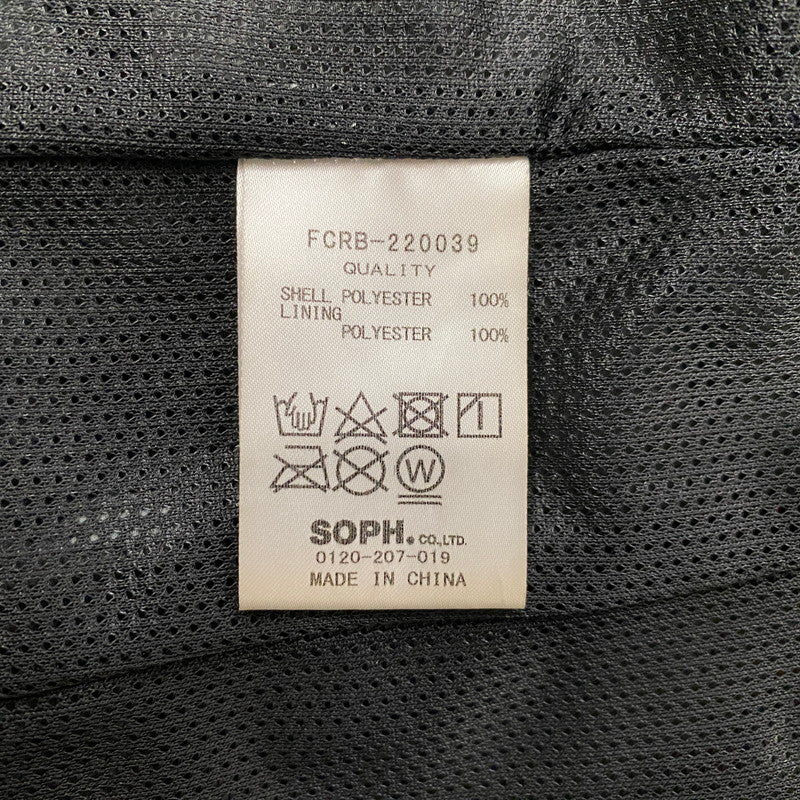 【中古品】【メンズ】 F.C.Real Bristol エフシーレアルブリストル 22SS BIG LOGO PRACTICE JACKET FCRB-220039 ビッグ ロゴ プラクティス ジャケット アウター 142-260917-ss-11-teih サイズ：L カラー：ブラック系 万代Net店