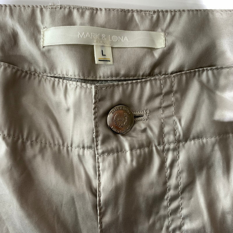 【中古品】【メンズ】 MARK & LONA マークアンドロナ NYLON PANTS ML-9S-PT09 ナイロン パンツ ボトムス 159-260912-ko-11-teih サイズ：L カラー：シルバー系 万代Net店