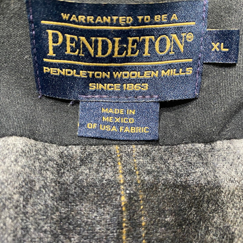 【中古品】【メンズ】 PENDLETON ペンドルトン CANYON SHIRT MADE IN MEXICO キャニオン シャツ トップス メキシコ製 145-260917-ss-07-teih サイズ：XL カラー：ブラック 万代Net店