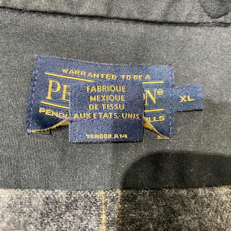【中古品】【メンズ】 PENDLETON ペンドルトン CANYON SHIRT MADE IN MEXICO キャニオン シャツ トップス メキシコ製 145-260917-ss-07-teih サイズ：XL カラー：ブラック 万代Net店