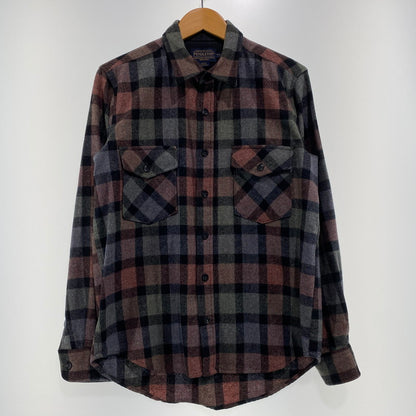 【中古品】【メンズ】 PENDLETON ペンドルトン WOOL SHIRT MADE IN MEXICO ウール シャツ トップス メキシコ製 145-260917-ss-08-teih サイズ：M カラー：チェック 万代Net店