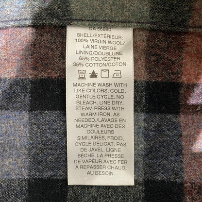 【中古品】【メンズ】 PENDLETON ペンドルトン WOOL SHIRT MADE IN MEXICO ウール シャツ トップス メキシコ製 145-260917-ss-08-teih サイズ：M カラー：チェック 万代Net店