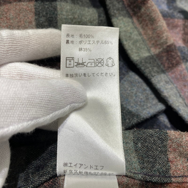 【中古品】【メンズ】 PENDLETON ペンドルトン WOOL SHIRT MADE IN MEXICO ウール シャツ トップス メキシコ製 145-260917-ss-08-teih サイズ：M カラー：チェック 万代Net店