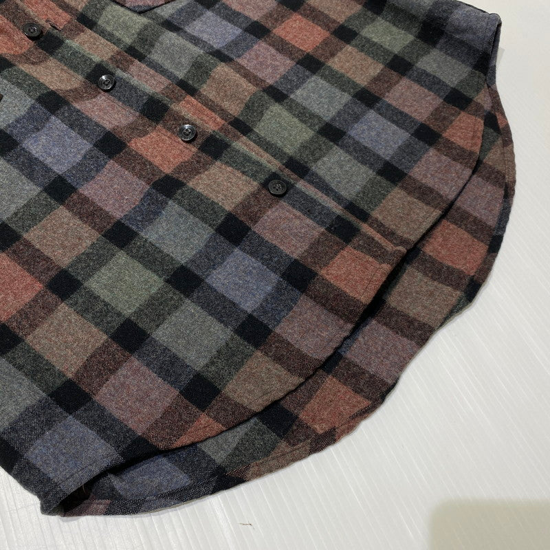 【中古品】【メンズ】 PENDLETON ペンドルトン WOOL SHIRT MADE IN MEXICO ウール シャツ トップス メキシコ製 145-260917-ss-08-teih サイズ：M カラー：チェック 万代Net店