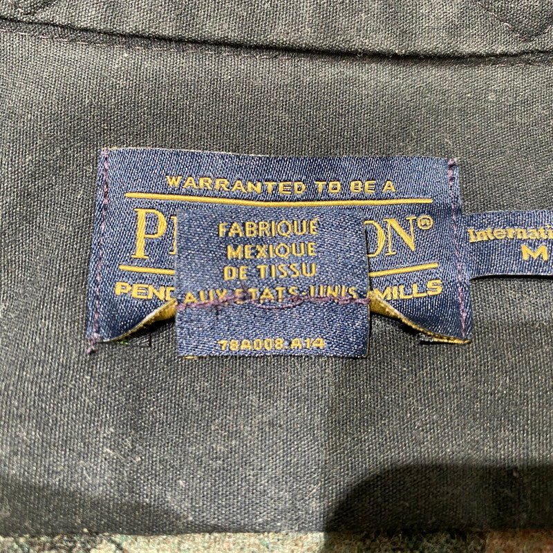 【中古品】【メンズ】 PENDLETON ペンドルトン WOOL SHIRT MADE IN MEXICO ウール シャツ トップス メキシコ製 145-260917-ss-08-teih サイズ：M カラー：チェック 万代Net店