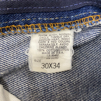 【中古品】【メンズ】 Lee リー 70's DENIM PANTS MADE IN USA VINTAGE 200-0141 70年代 デニムパンツ ボトムス ジーンズ アメリカ製 ヴィンテージ 156-260917-ss-14-teih サイズ：30×34 カラー：インディゴ 万代Net店