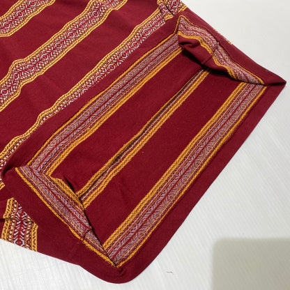 【中古品】【メンズ】 TENDERLOIN テンダーロイン L/S TEE JACQUARD ロングスリーブTシャツ ジャカード 長袖トップス 140-260917-ss-04-teih サイズ：L カラー：バーガンディ 万代Net店