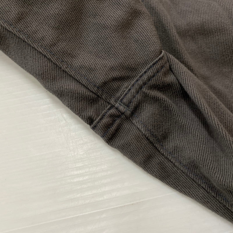 【中古品】【メンズ】 SCYE BASICS サイベーシックス STRETCH COTTON DRILL WIDE LEG JEANS 5723-83536 ストレッチ コットン ドリル ワイド テーパードパンツ ボトムス 151-260917-ss-15-teih サイズ：31 カラー：グレー 万代Net店
