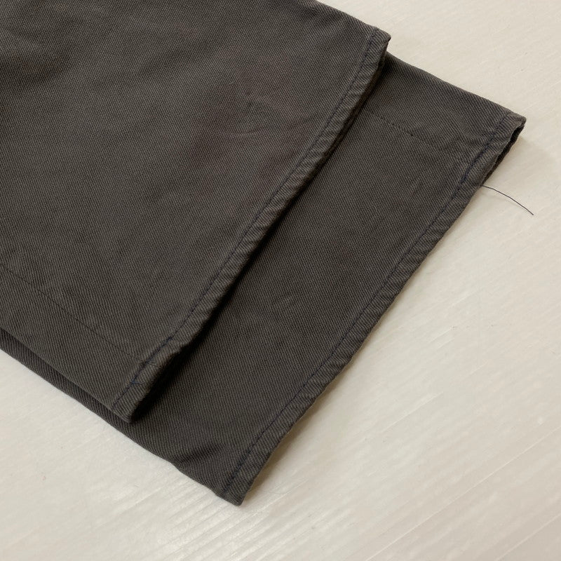 【中古品】【メンズ】 SCYE BASICS サイベーシックス STRETCH COTTON DRILL WIDE LEG JEANS 5723-83536 ストレッチ コットン ドリル ワイド テーパードパンツ ボトムス 151-260917-ss-15-teih サイズ：31 カラー：グレー 万代Net店