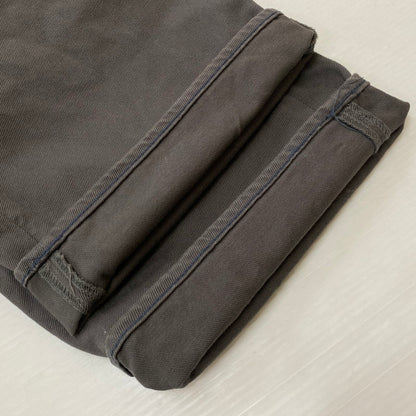 【中古品】【メンズ】 SCYE BASICS サイベーシックス STRETCH COTTON DRILL WIDE LEG JEANS 5723-83536 ストレッチ コットン ドリル ワイド テーパードパンツ ボトムス 151-260917-ss-15-teih サイズ：31 カラー：グレー 万代Net店