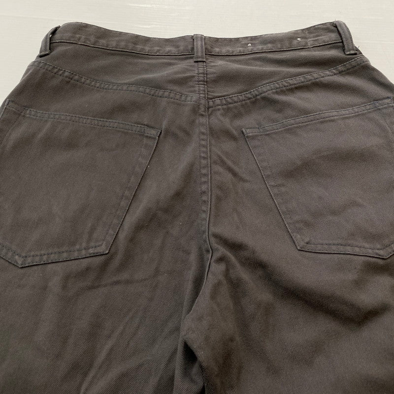 【中古品】【メンズ】 SCYE BASICS サイベーシックス STRETCH COTTON DRILL WIDE LEG JEANS 5723-83536 ストレッチ コットン ドリル ワイド テーパードパンツ ボトムス 151-260917-ss-15-teih サイズ：31 カラー：グレー 万代Net店