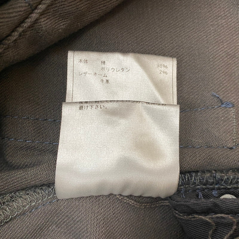 【中古品】【メンズ】 SCYE BASICS サイベーシックス STRETCH COTTON DRILL WIDE LEG JEANS 5723-83536 ストレッチ コットン ドリル ワイド テーパードパンツ ボトムス 151-260917-ss-15-teih サイズ：31 カラー：グレー 万代Net店