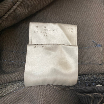 【中古品】【メンズ】 SCYE BASICS サイベーシックス STRETCH COTTON DRILL WIDE LEG JEANS 5723-83536 ストレッチ コットン ドリル ワイド テーパードパンツ ボトムス 151-260917-ss-15-teih サイズ：31 カラー：グレー 万代Net店