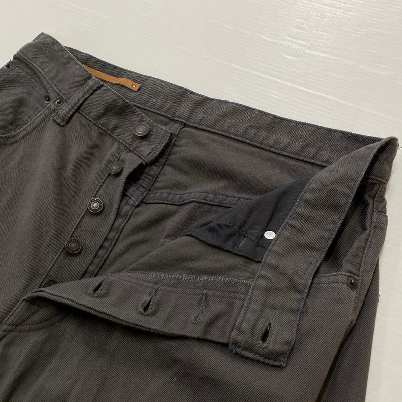 【中古品】【メンズ】 SCYE BASICS サイベーシックス STRETCH COTTON DRILL WIDE LEG JEANS 5723-83536 ストレッチ コットン ドリル ワイド テーパードパンツ ボトムス 151-260917-ss-15-teih サイズ：31 カラー：グレー 万代Net店