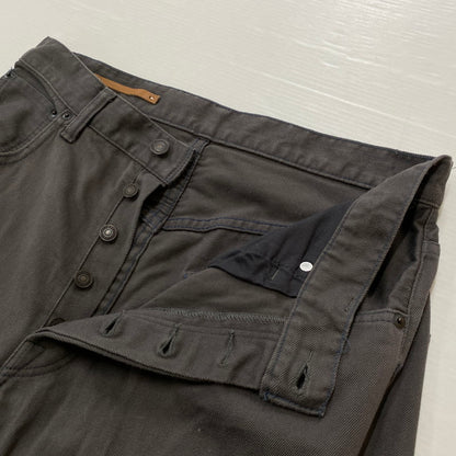 【中古品】【メンズ】 SCYE BASICS サイベーシックス STRETCH COTTON DRILL WIDE LEG JEANS 5723-83536 ストレッチ コットン ドリル ワイド テーパードパンツ ボトムス 151-260917-ss-15-teih サイズ：31 カラー：グレー 万代Net店