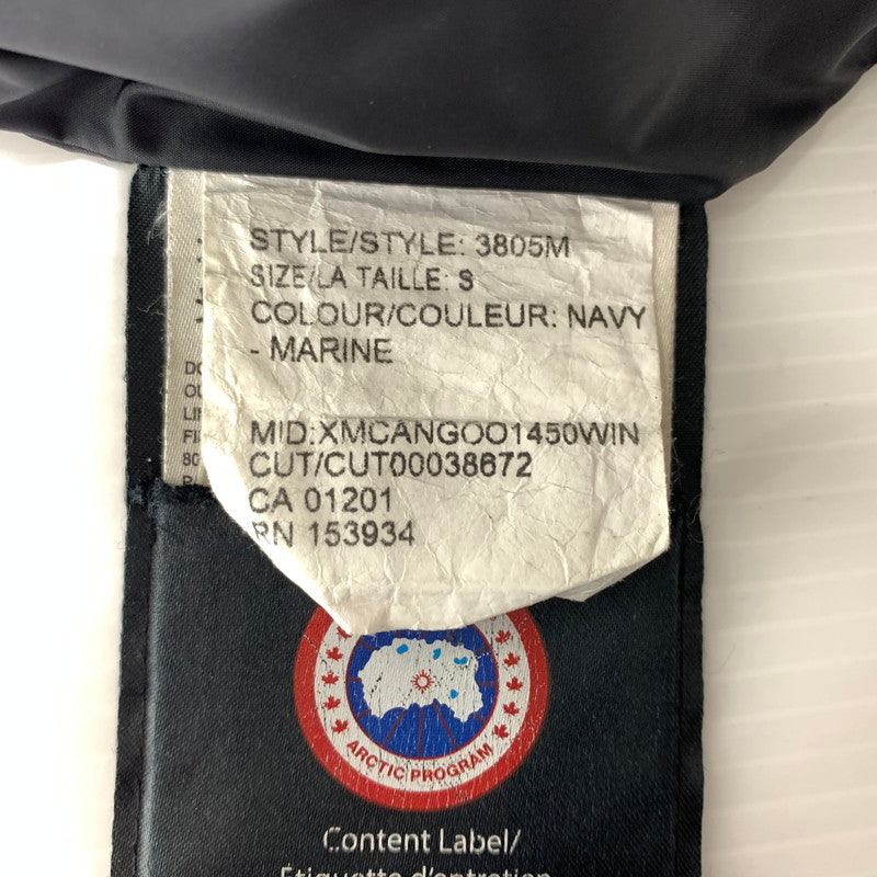 【現状渡し品】【メンズ】 CANADA GOOSE カナダグース CARSON PARKA 3805M カーソン パーカー アウター ダウンジャケット 141-260912-ko-08-teih サイズ：S カラー：ブラック 万代Net店
