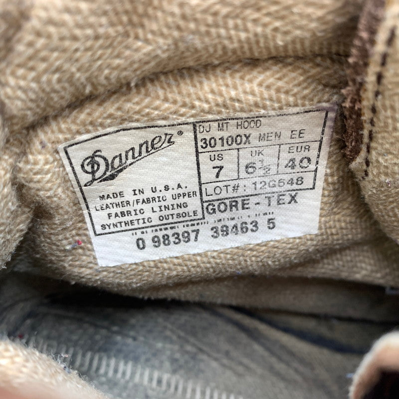 【現状渡し品】【メンズ】 Danner ダナー DJ MT HOOD GORE-TEX 30100X マウントフット ゴアテックス 靴 マウンテンブーツ 164-260914-ko-12-teih サイズ：US7 カラー：ブラウン 万代Net店