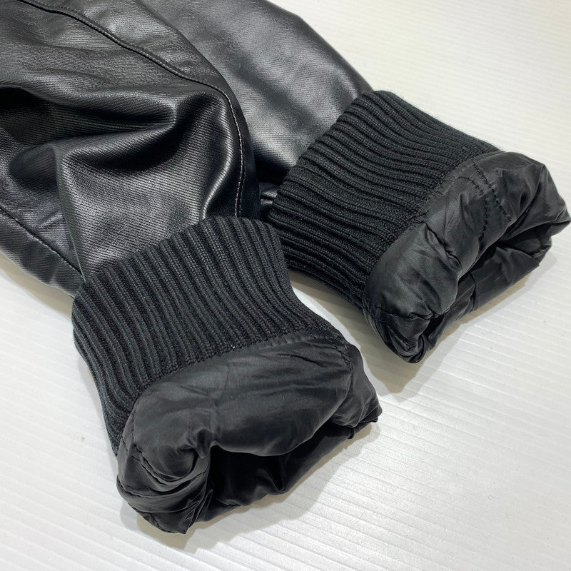 【中古品】【メンズ】 HYSTERIC GLAMOUR ヒステリックグラマー PRIMALOFT NEW LAID TWILL ZIP UP RIBBED BLOUSON 0224AB04 プリマロフトニューレイドツイル ジップアップ リブブルゾン 140-260912-ko-07-teih サイズ：M カラー：ブラック 万代Net店