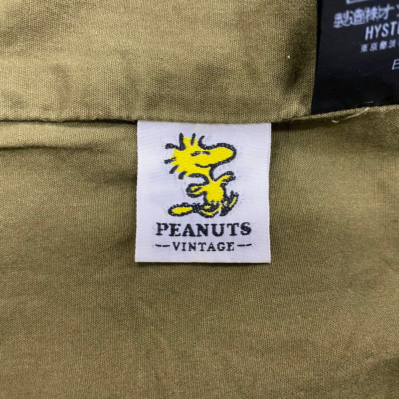 【中古品】【メンズ】 HYSTERIC GLAMOUR ヒステリックグラマー × PEANUTS ピーナッツ × Theater 8 シアターエイト 別注コラボ MILITARY JACKET M-65 0193AB07 ミリタリージャケット アウター 170-260917-ss-10-teih サイズ：フリー カラー：柄 万代Net店