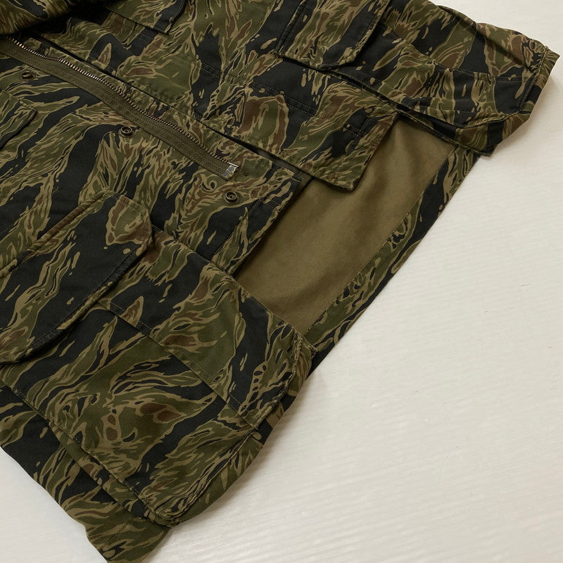 【中古品】【メンズ】 HYSTERIC GLAMOUR ヒステリックグラマー × PEANUTS ピーナッツ × Theater 8 シアターエイト 別注コラボ MILITARY JACKET M-65 0193AB07 ミリタリージャケット アウター 170-260917-ss-10-teih サイズ：フリー カラー：柄 万代Net店