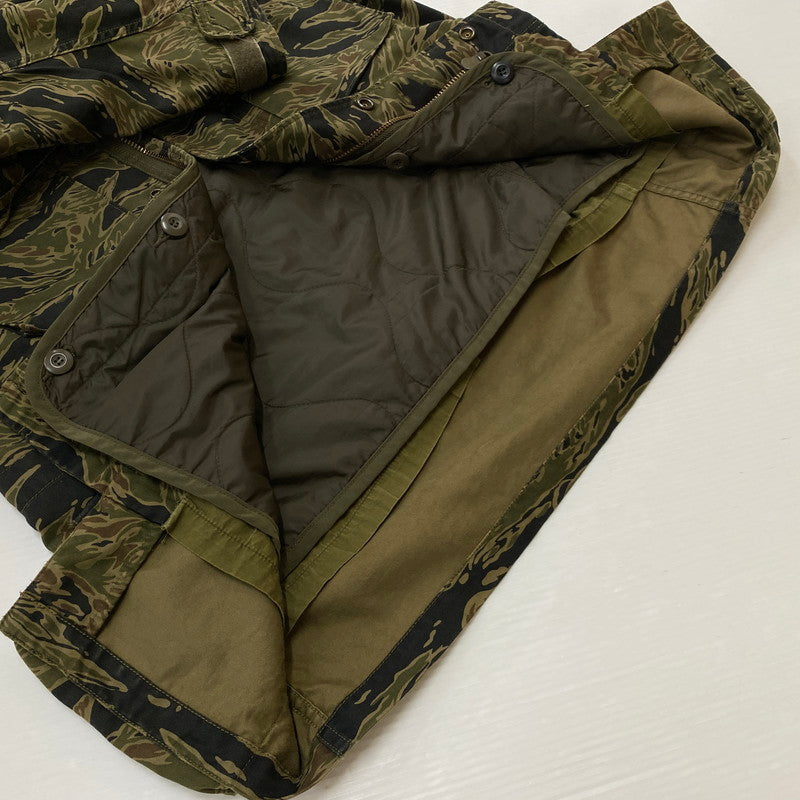 【中古品】【メンズ】 HYSTERIC GLAMOUR ヒステリックグラマー × PEANUTS ピーナッツ × Theater 8 シアターエイト 別注コラボ MILITARY JACKET M-65 0193AB07 ミリタリージャケット アウター 170-260917-ss-10-teih サイズ：フリー カラー：柄 万代Net店