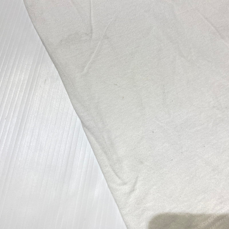 【現状渡し品】【メンズ】 supreme シュプリーム 20SS META LOGO L/S TOP メタ ロゴ ロングスリーブ トップ 長袖トップス 149-260917-ss-05-teih サイズ：L/シミ有 カラー：ホワイト 万代Net店