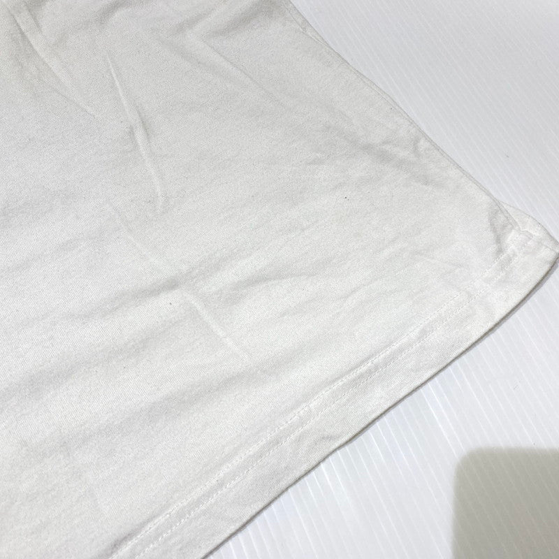 【現状渡し品】【メンズ】 supreme シュプリーム 20SS META LOGO L/S TOP メタ ロゴ ロングスリーブ トップ 長袖トップス 149-260917-ss-05-teih サイズ：L/シミ有 カラー：ホワイト 万代Net店