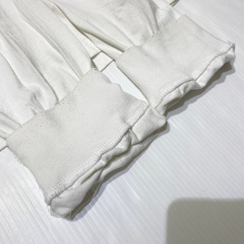 【現状渡し品】【メンズ】 supreme シュプリーム 20SS META LOGO L/S TOP メタ ロゴ ロングスリーブ トップ 長袖トップス 149-260917-ss-05-teih サイズ：L/シミ有 カラー：ホワイト 万代Net店