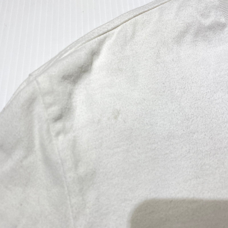 【現状渡し品】【メンズ】 supreme シュプリーム 20SS META LOGO L/S TOP メタ ロゴ ロングスリーブ トップ 長袖トップス 149-260917-ss-05-teih サイズ：L/シミ有 カラー：ホワイト 万代Net店