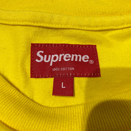 【中古品】【メンズ】 supreme シュプリーム SMALL BOX L/S TEE スモール ボックス ロングスリーブTシャツ 長袖トップス 149-260917-ss-06-teih サイズ：L カラー：イエロー 万代Net店