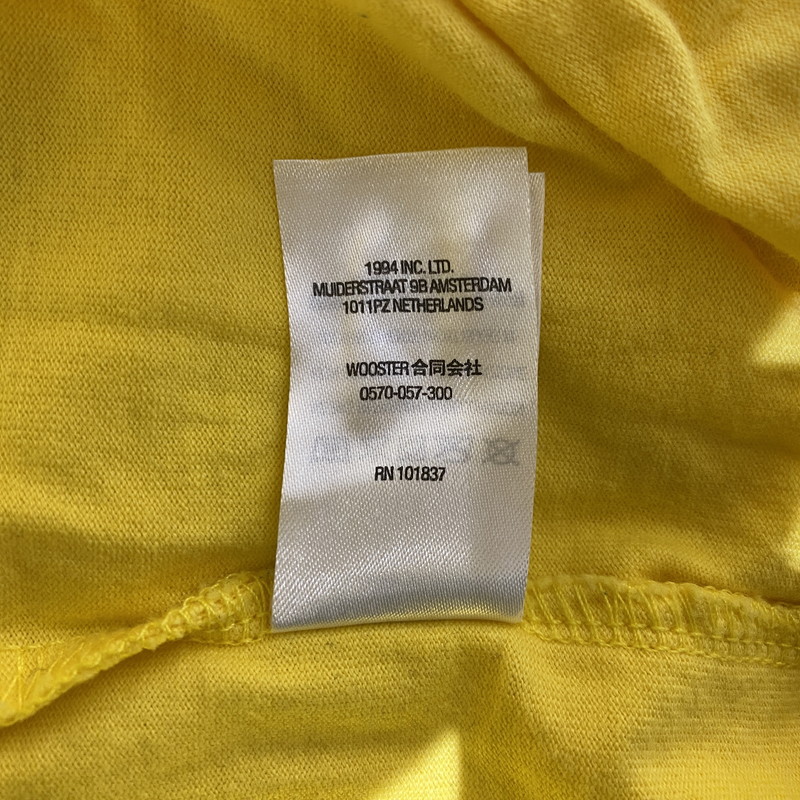 【中古品】【メンズ】 supreme シュプリーム SMALL BOX L/S TEE スモール ボックス ロングスリーブTシャツ 長袖トップス 149-260917-ss-06-teih サイズ：L カラー：イエロー 万代Net店