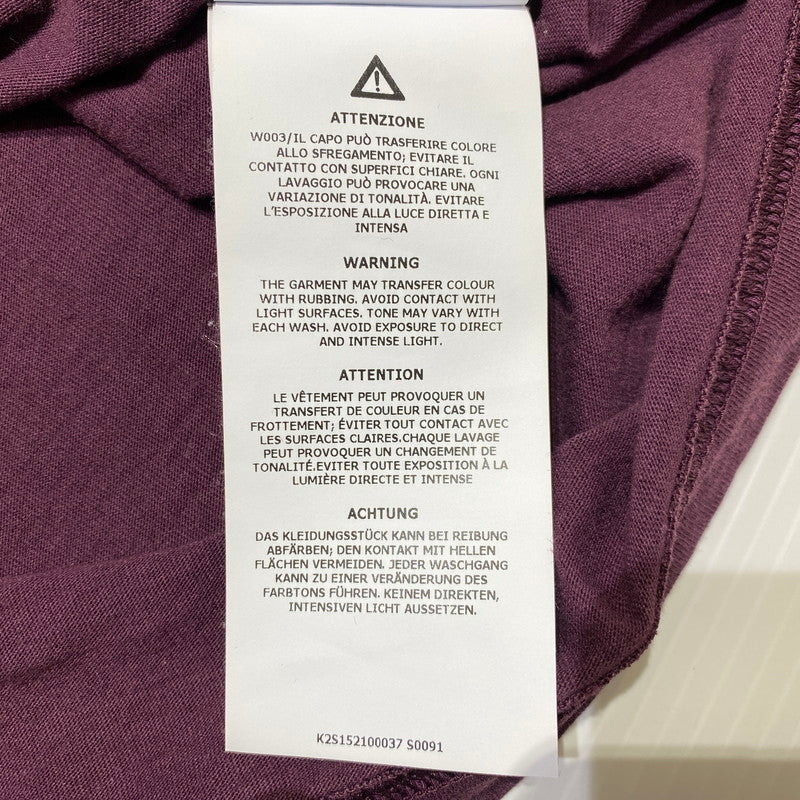 【中古品】【メンズ】 Stone Island ストーンアイランド ARCHIVIO S/S T-SHIRT K2S152100037 S0091 アーカイブ ショートスリーブTシャツ 半袖トップス 141-260917-ss-01-teih サイズ：XL カラー：バーガンディ 万代Net店