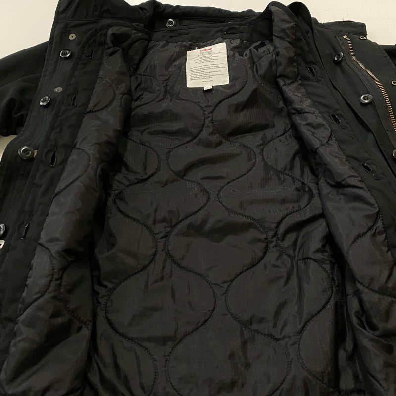 【中古品】【メンズ】 supreme シュプリーム×ALPHA アルファ 別注コラボ 09FW FISHTAIL PARKA フィッシュテールパーカー アウター ジップアップフーディー 142-260917-ss-13-teih サイズ：M カラー：ブラック 万代Net店