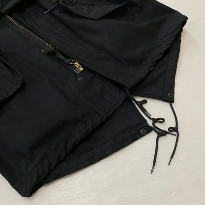 【中古品】【メンズ】 supreme シュプリーム×ALPHA アルファ 別注コラボ 09FW FISHTAIL PARKA フィッシュテールパーカー アウター ジップアップフーディー 142-260917-ss-13-teih サイズ：M カラー：ブラック 万代Net店