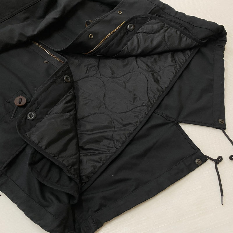 【中古品】【メンズ】 supreme シュプリーム×ALPHA アルファ 別注コラボ 09FW FISHTAIL PARKA フィッシュテールパーカー アウター ジップアップフーディー 142-260917-ss-13-teih サイズ：M カラー：ブラック 万代Net店