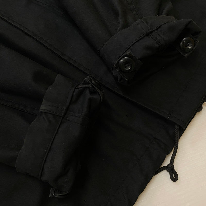 【中古品】【メンズ】 supreme シュプリーム×ALPHA アルファ 別注コラボ 09FW FISHTAIL PARKA フィッシュテールパーカー アウター ジップアップフーディー 142-260917-ss-13-teih サイズ：M カラー：ブラック 万代Net店