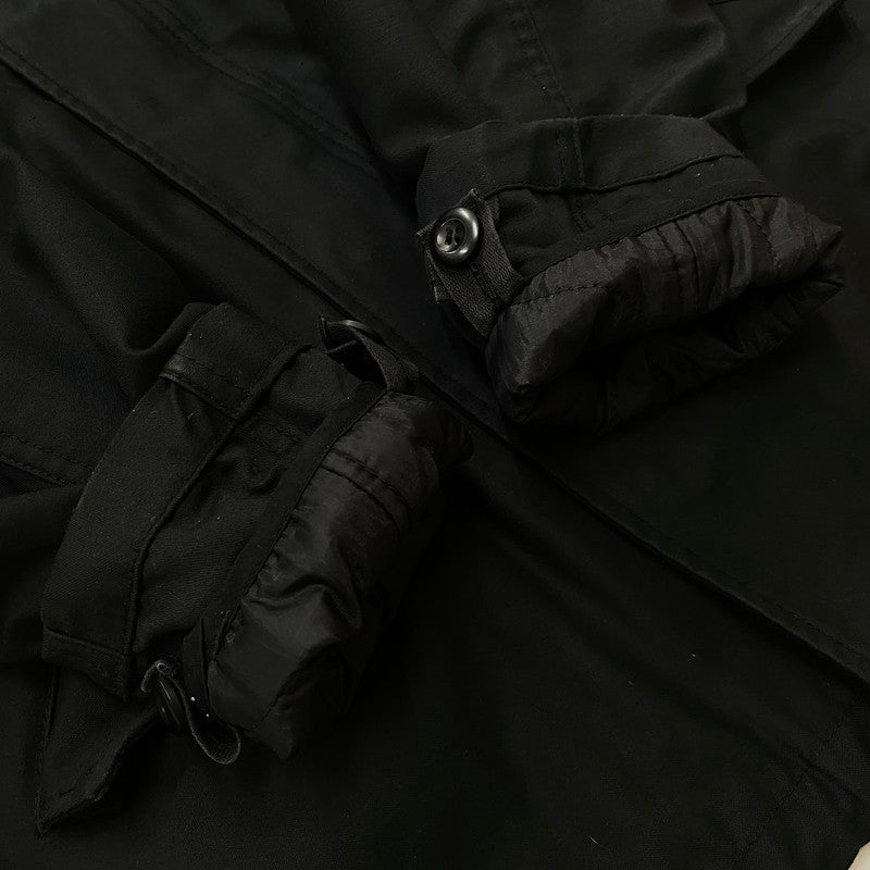 【中古品】【メンズ】 supreme シュプリーム×ALPHA アルファ 別注コラボ 09FW FISHTAIL PARKA フィッシュテールパーカー アウター ジップアップフーディー 142-260917-ss-13-teih サイズ：M カラー：ブラック 万代Net店