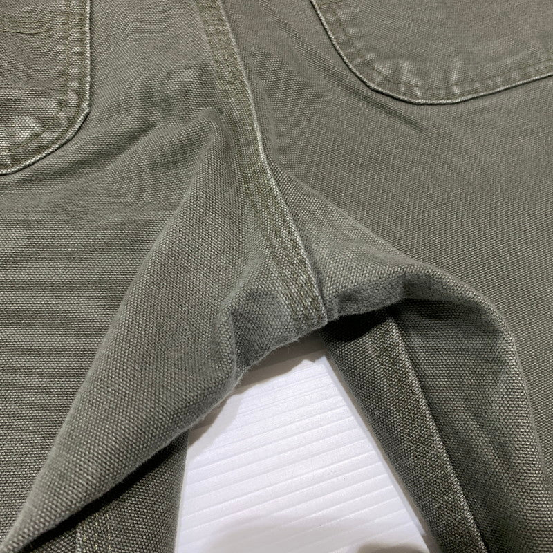 【中古品】【メンズ】 CARHARTT カーハート WASHED DUCK WORK DUNGAREE PANTS B11 M0S ウォッシュ ダック ワーク ダンガリーパンツ ボトムス ペインターパンツ 156-260912-ko-15-teih サイズ：32 カラー：モスグリーン 万代Net店